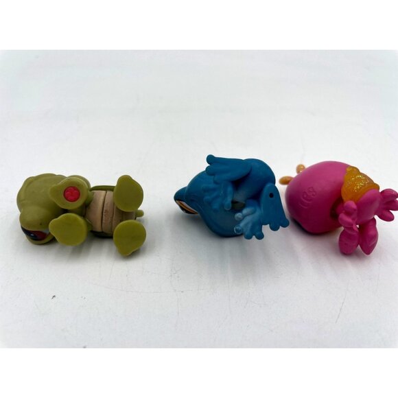 Set Of 3 Littlest Pet Shop Figures Turtle Frog Bug LPS - Picture 4 of 4